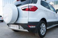 Защита заднего бампера d75х42 для Ford EcoSport 2014, Руссталь FEZ-002061