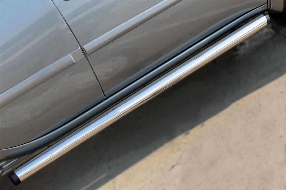 Пороги труба d76 вариант 2 для Mitsubishi L200 2014, Slitkoff MLT-0020382