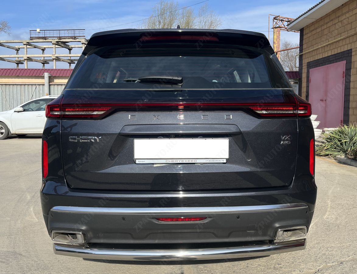 Защита заднего бампера для автомобиля CHERY CheryExeed VX 2022 арт. CHEVX.22.11