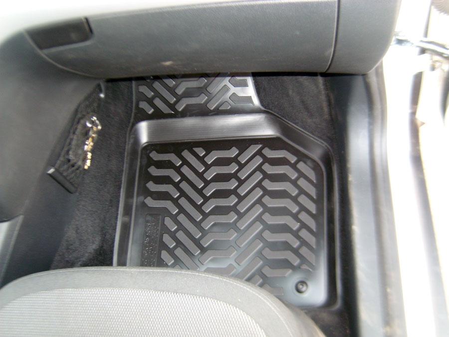 Ковры салонные модельные высокий борт 3D с подпятником для Skoda Yeti 2009-, Элерон 61605