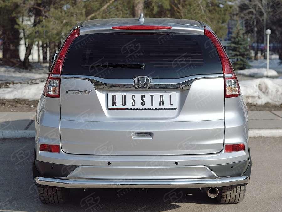 Защита заднего бампера d57 Honda CR-V 2015 2.0, Slitkoff HCRZ-002227