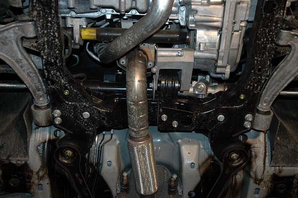 Защита картера и КПП для CADILLAC BLS  2006 - 2009, V-2, Sheriff, сталь 2,5 мм, арт. 04.1207