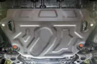 Защита  картера и кпп  для Toyota Rav4 III (XA30) 2010-2012  V-2,0 , ALFeco, алюминий 4мм, арт. ALF2466al