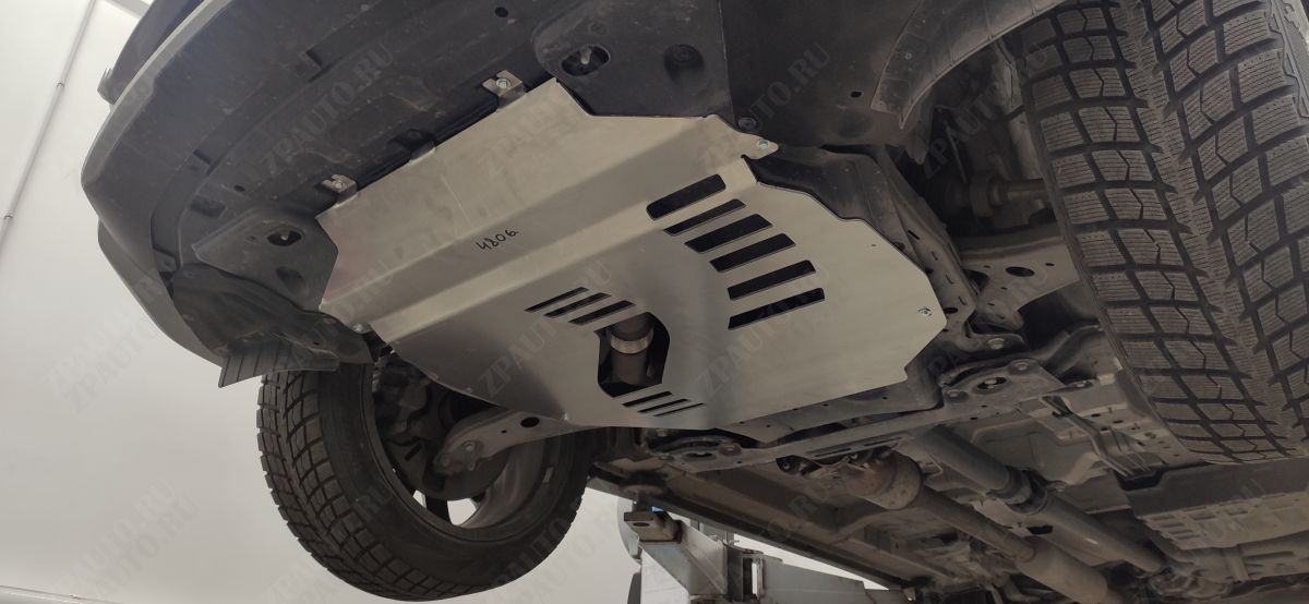48.06ABC Защита картера ДВС и КПП CHANGAN UNI-K , (2020-) (Алюминий 4мм)