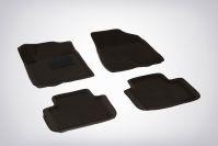 Ковры салонные 3D черные для Nissan Teana II 2008-2014, Seintex 71708