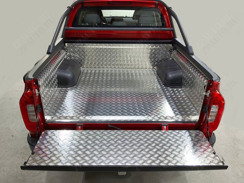 Защитный алюминиевый вкладыш в кузов автомобиля (комплект) Foton Tunland G7 2.0 Diesel АКПП 4WD 2024 арт. FOTTUNG724-04