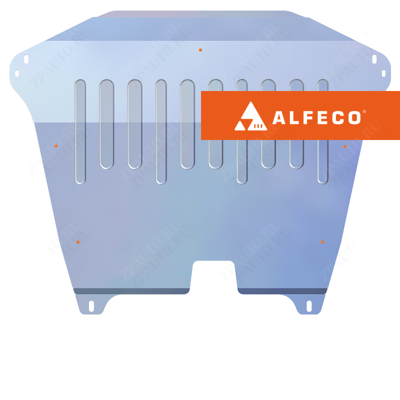 Защита  картера и КПП на авто без стабилизатора Honda Civic VII 2001-2006 V-all , ALFeco, алюминий 4мм, арт. ALF0923al