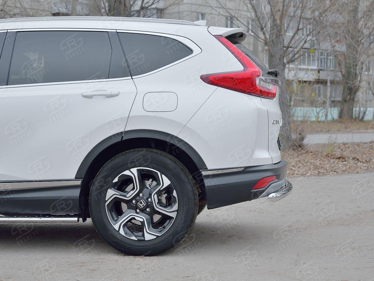 Защита заднего бампера d57 на Honda CR-V 2017, Slitkoff HCRZ-002834