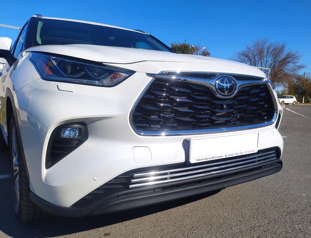 Решетка передняя для автомобиля Toyota Highlander 2021 арт. THL.21.60