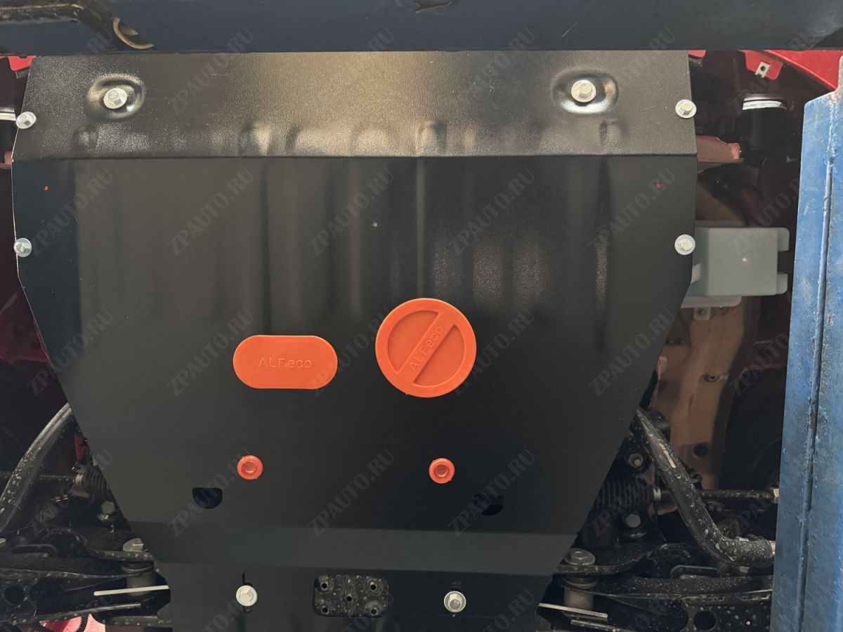 Sollers SF1 2025- V - 1.5T RWD защита радиатора и картера, ALFeco, сталь, 2 мм, арт. ALF6209st