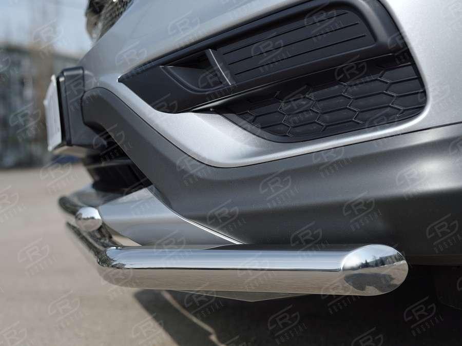 Защита переднего бампера d63/42 Honda CR-V 2015 2.0, Руссталь HCRZ-002220