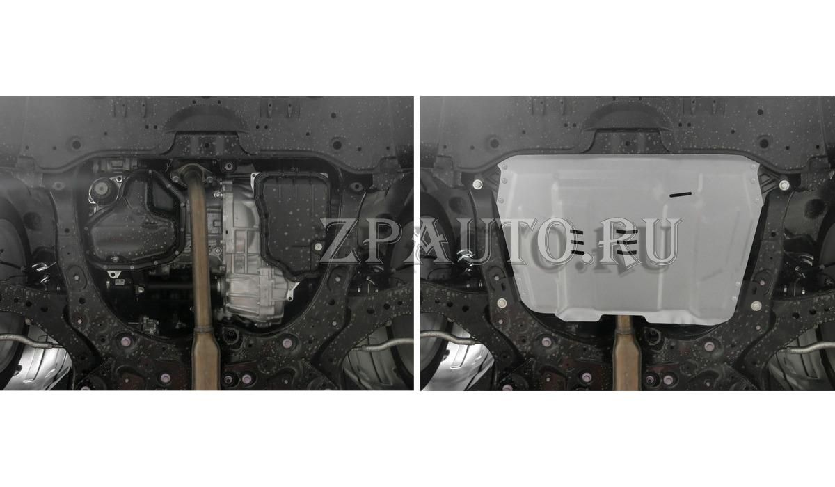 Защита картера и КПП AutoMax для Lexus ES VI 2012-2018, алюминий 2.5 мм, с крепежом, AM333.9519.1