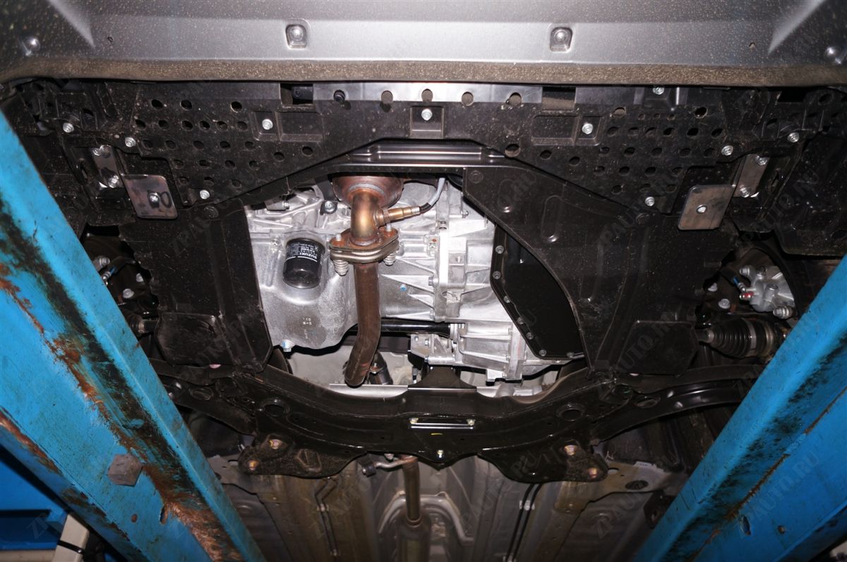 23.05ABC ЗАЩИТА КАРТЕРА ДВИГАТЕЛЯ И КПП SUZUKI SX4 (2006-2014) (АЛЮМИНИЙ 4 ММ)