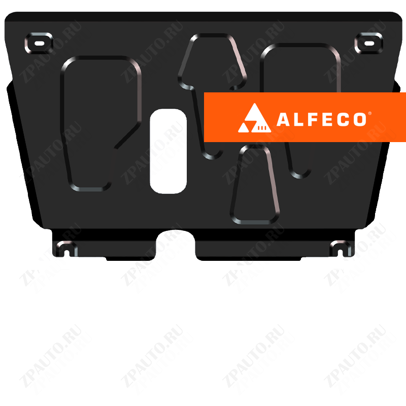 Защита  картера и КПП Toyota Yaris 2005-2020 V-all , ALFeco, сталь 2мм, арт. ALF2458st