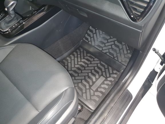 Ковры модельные (высокий борт) для Kia Soul (SK3) (2019-) (3D с подпятником) , Элерон, арт. 60874