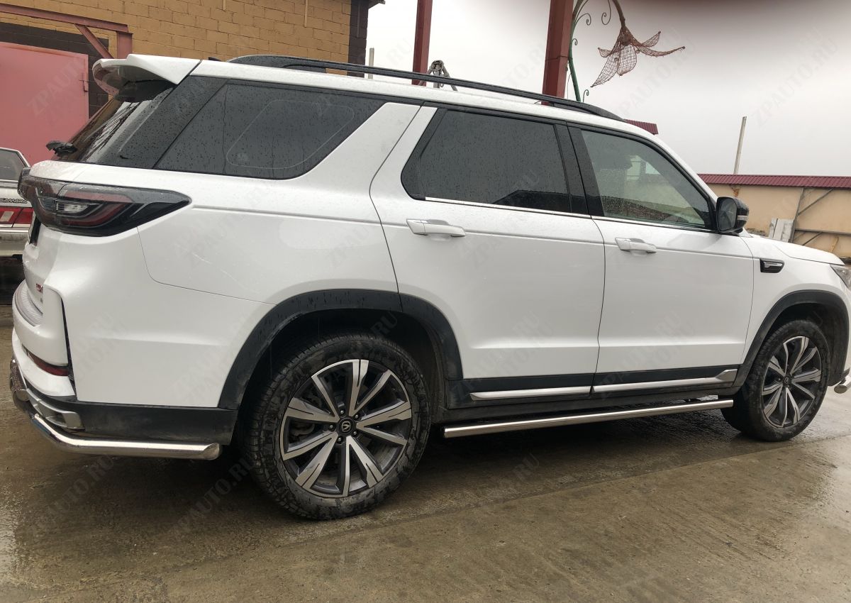Защита штатного порога труба для автомобиля Changan CS95 2023 арт. CGCS95.23.32