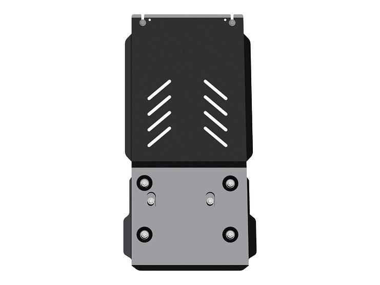 Защита КПП и РК для DODGE RAM 3500  2013-2019, V-5,7 АТ, Sheriff, сталь 3 мм, арт. 04.2545