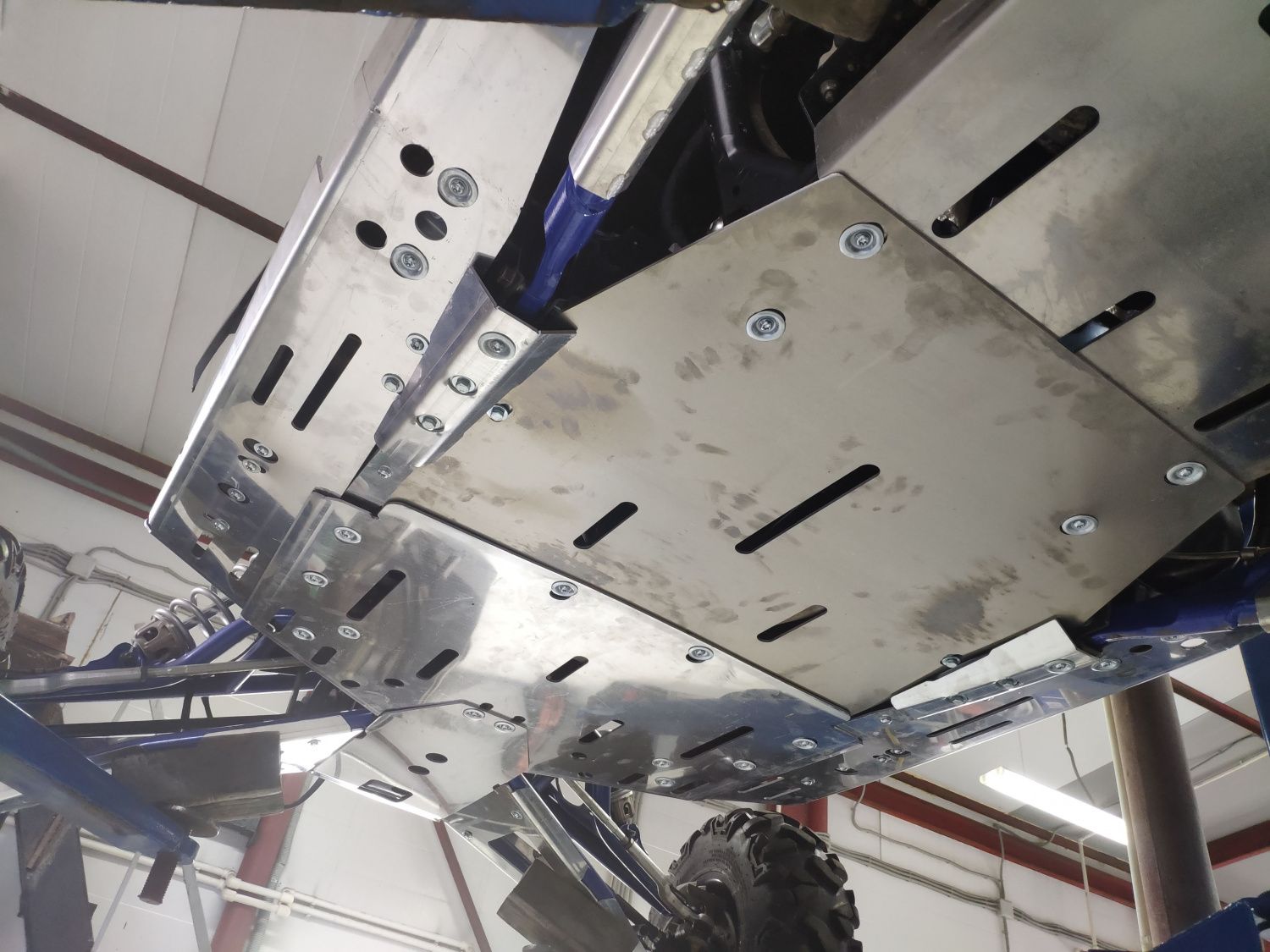 Полный комплект защиты для POLARIS RZR XP Turbo S 2018 -, алюминий 4 мм, STORM, арт. 4020