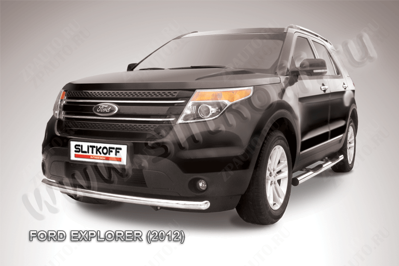 Защита переднего бампера d57 Ford Explorer (2010-2015) , Slitkoff, арт. FEX004