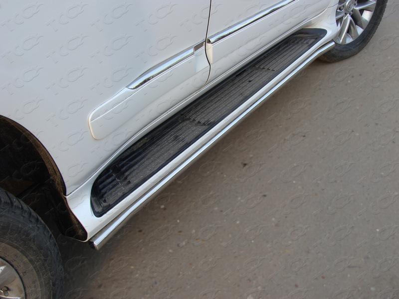 Защита порогов 42,4 мм для автомобиля Lexus GX 460 2009-2013, TCC Тюнинг LEXGX460-03