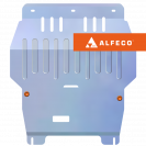 Защита  картера и КПП Skoda Octavia (A4)(Tour) pre-facelift 1996-2001 V-all , ALFeco, алюминий 4мм, арт. ALF2003al-1