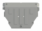 Защита картера и КПП для VOLKSWAGEN Atlas  2017 -, V-3,6 AT FullWD, Sheriff, алюминий 4 мм, арт. 26.5113