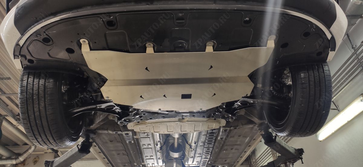 10.29ABC ЗАЩИТА КАРТЕРА ДВИГАТЕЛЯ И КПП HYUNDAI ELANTRA (2023-) (АЛЮМИНИЙ 4 ММ)