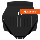 Защита  картера и КПП Honda  Pilot III 2016-2022 V-all , ALFeco, сталь 2мм, арт. ALF5101st-1