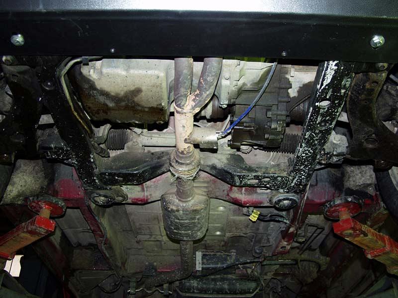 16.0455 Защита картера и КПП Opel Sintra V-2,2;3,0;2,2D (1996-1999) (сталь 2,0 мм)
