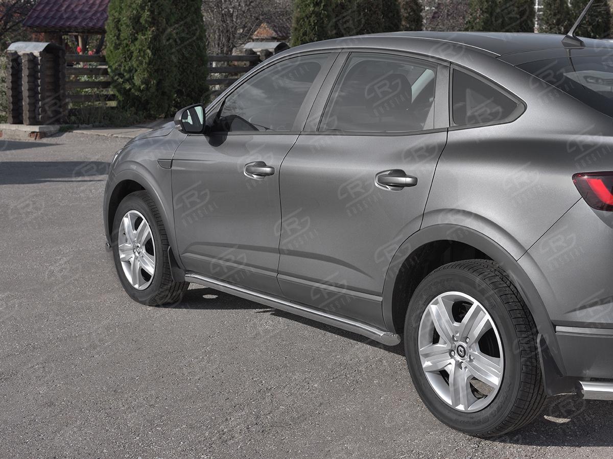 Пороги труба d57 (вариант 1) для автомобиля Renault Arkana арт. RART-0033191, Slitkoff