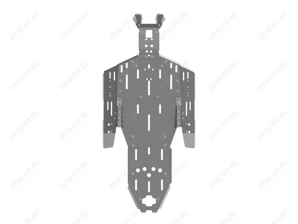 Защита днища для POLARIS RZR XP 1000 2013-15, алюминий 4 мм, STORM, арт. 3120