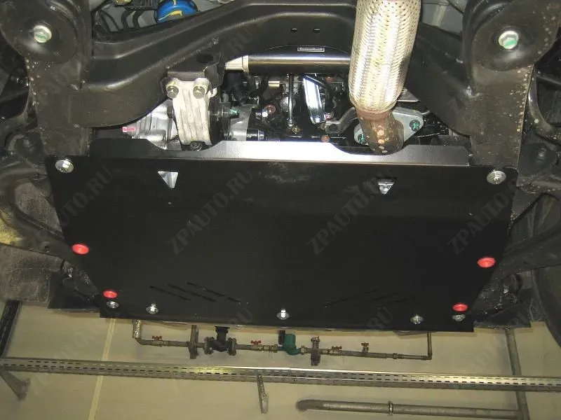 Защита картера и КПП для SSANG  YONG Actyon New (Korando) 2011 -, V-2.0D AT, MT, Sheriff, сталь 2,5 мм, арт. 29.2042
