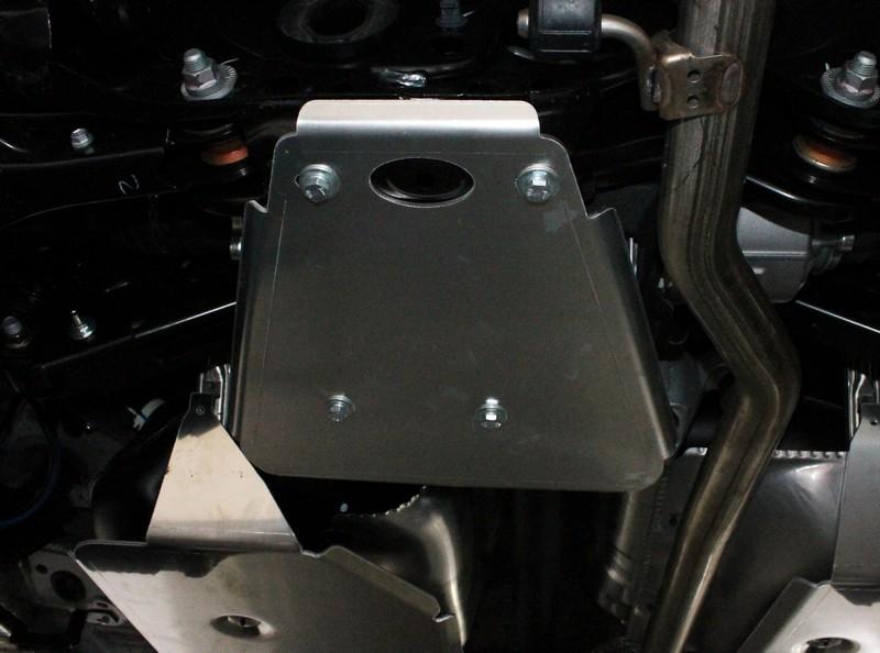 Защита заднего дифференциала (алюминий) 4мм для автомобиля Toyota Toyota RAV4 2019 арт. ZKTCC00422