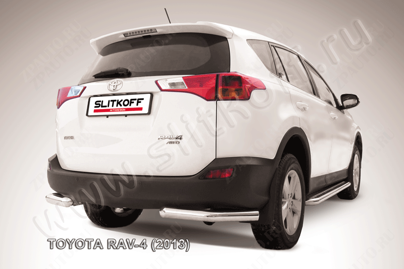 Уголки d76 Toyota Rav-4 (2012-2015) , Slitkoff, арт. TR413-016
