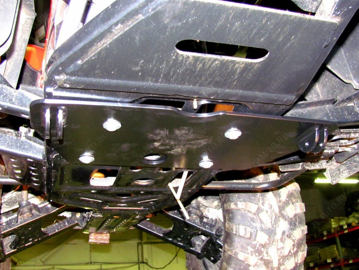 Площадка для крепления снегового отвала (быстросъем) для POLARIS Sportsman 800 EFI 2011-14, сталь 5 мм, STORM, арт. MP 0297