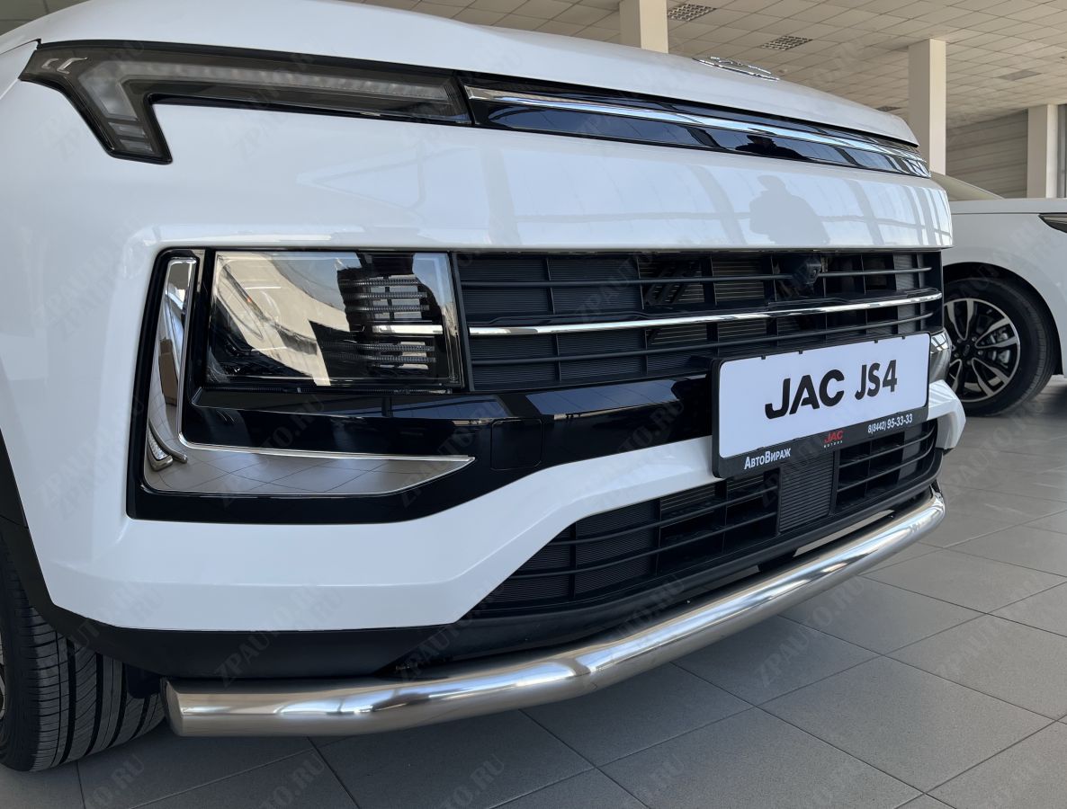 Защита переднего бампера для автомобиля JAC  JS4 2022 арт. JAC.JS4.22.01
