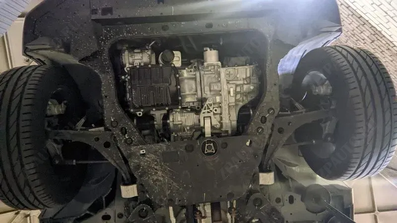 Защита картера и КПП для GAC GS8 II  2023 - V-2.0 AT FullWD, Sheriff, сталь 2, арт. 47.5481