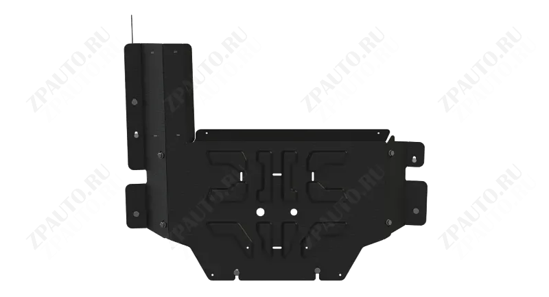 Защита РК для GREAT WALL POER  2021 -, V-2,0 AT,MT FullWD, Sheriff, сталь 2,5 мм, арт. 28.5380