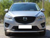 Защита переднего бампера одинарная d-53 для Mazda CX-5 2015, Технотек MCX515_1.2