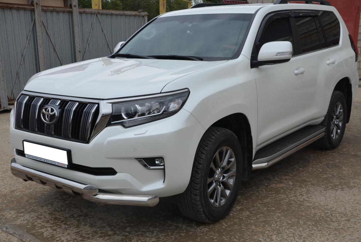Защита штатного порога для автомобиля TOYOTA Land Cruiser Prado 150    2017, Россия TLCP150.17.30-2