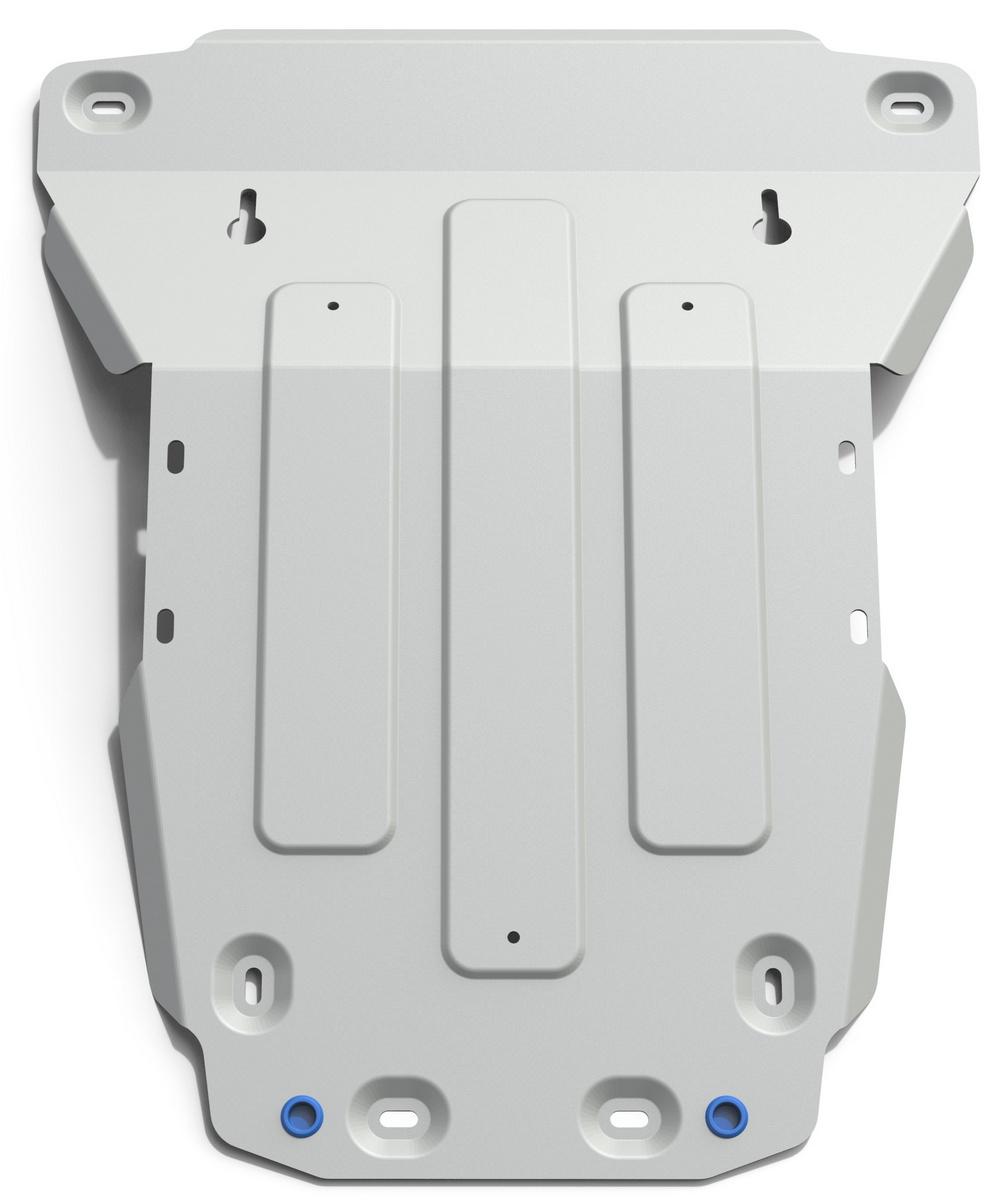 Защита радиатора и картера Rival для Land Rover Discovery IV 2009-2016, штампованная, алюминий 4 мм, с крепежом, 333.3110.1