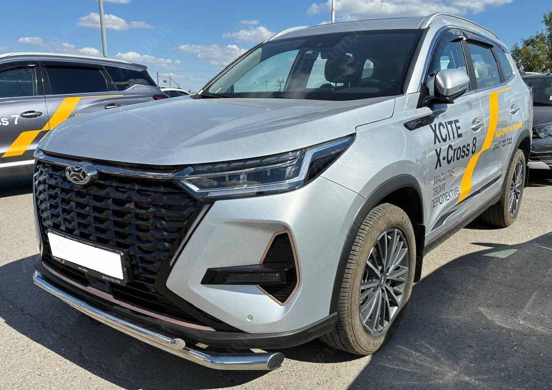 Защита переднего бампера двойная для автомобиля XCITE X-Cross 8 2025 арт. XCX-CR.8.25.03