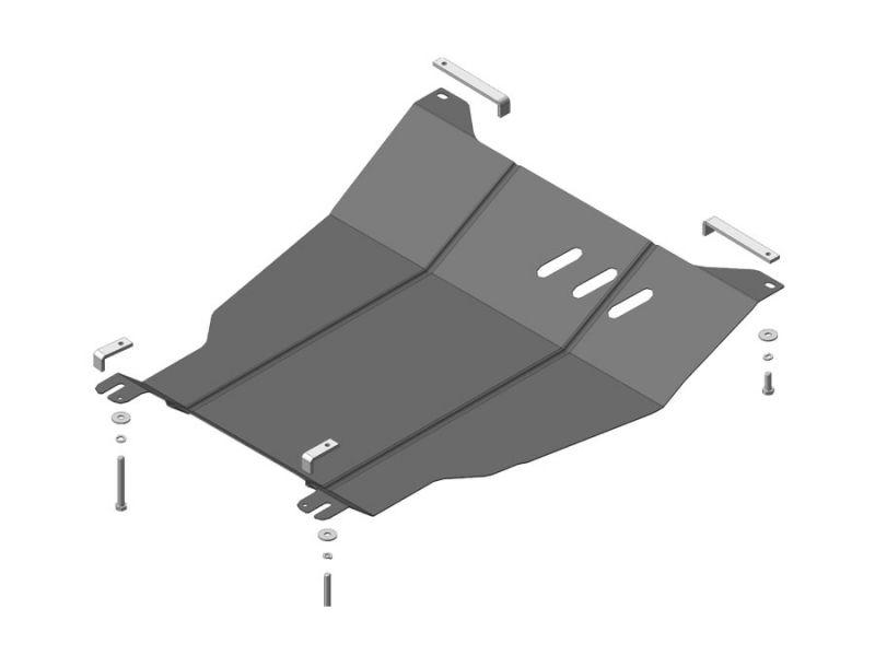 Защита двигателя стальная Motodor для Changan CS35 2013- (2 мм, сталь), 67201