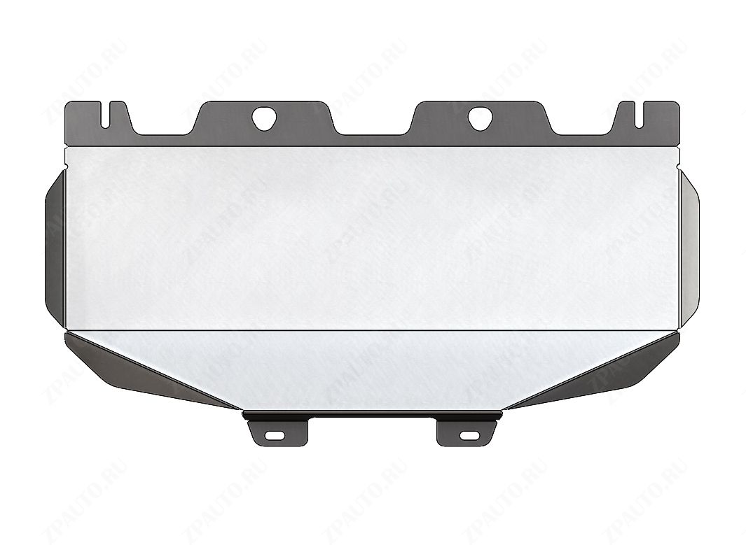 04.19ABC ЗАЩИТА РАДИАТОРА JEEP GRAND CHEROKEE,V-3,6; V-3.0 (2012-) (АЛЮМИНИЙ 4 ММ)