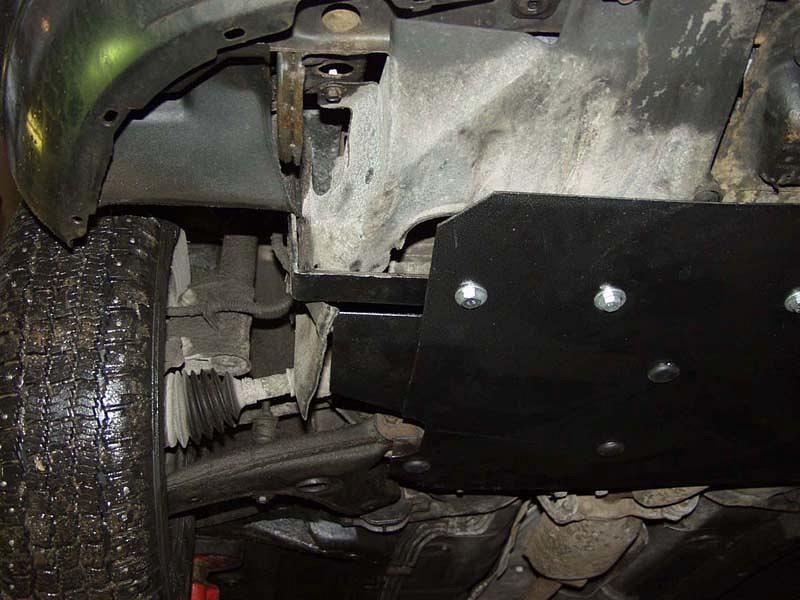 Защита картера и КПП для MITSUBISHI Colt  1991 - 1995, V-1,3; 1,6; 1,8, Sheriff, сталь 2,0 мм, арт. 14.0293