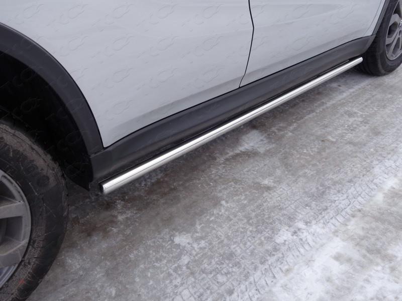 Пороги труба 42,4 мм для автомобиля Suzuki Vitara 2015-, TCC Тюнинг SUZVIT15-13