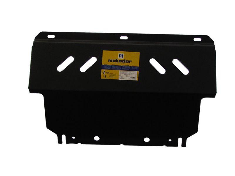 Защита двигателя, пер. дифф., радиатора стальная Motodor для Mitsubishi L200 2006-2014 2006-2014 (3 мм, сталь), 11313