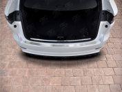 Накладка на задний бампер RUSSTAL (нерж., шлиф.,надпись) PRCAYN-003465 для автомобиля Porsche Cayenne 2017-, РусСталь