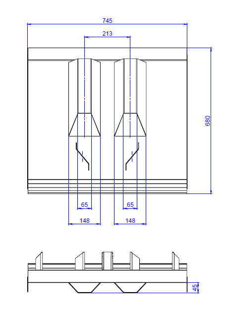 Резак для лыжни, сталь 2,5 мм, STORM, арт. MP 0193