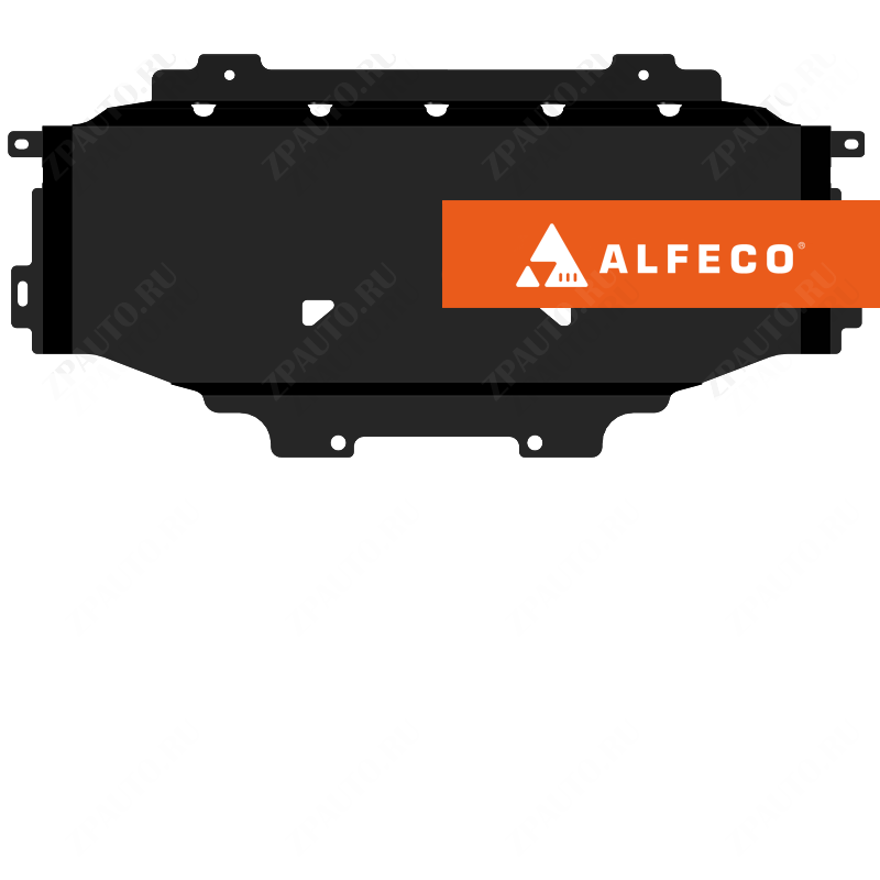 Защита  радиатора Kia Sorento I JC 2006-2009 V-2,5;3,3 , ALFeco, сталь 2мм, арт. ALF11061st